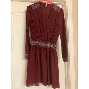 Revolve, Burgundy dress